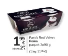 Postres Reina - Pastis Red Velvet