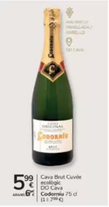 Codorniu - Cava Brut Cuvée Ecológica Do Cava