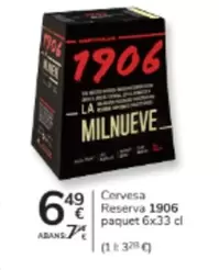 1906 - Cervesa Reserva