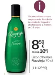 Ruavieja - Licor D'herbes