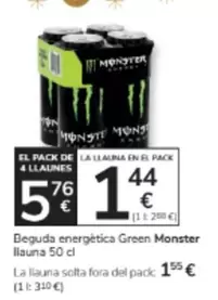 Monster - Beguda Energètica Green