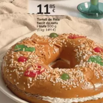 Tortell De Reis Farcit De Nata I Trufa