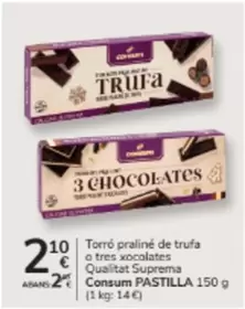 Consum - Torro Praline De Trufa O Tres Xocolates