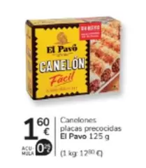 El Pavo - Canelones Placas Precocidas