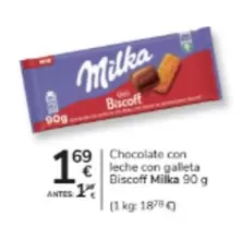 Milka - Chocolate Con Leche Con Galleta Biscoff