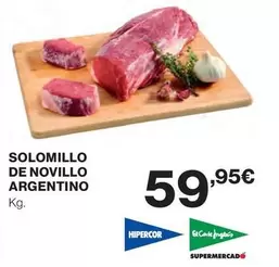 Hipercor - Solomillo De Novillo Argentino