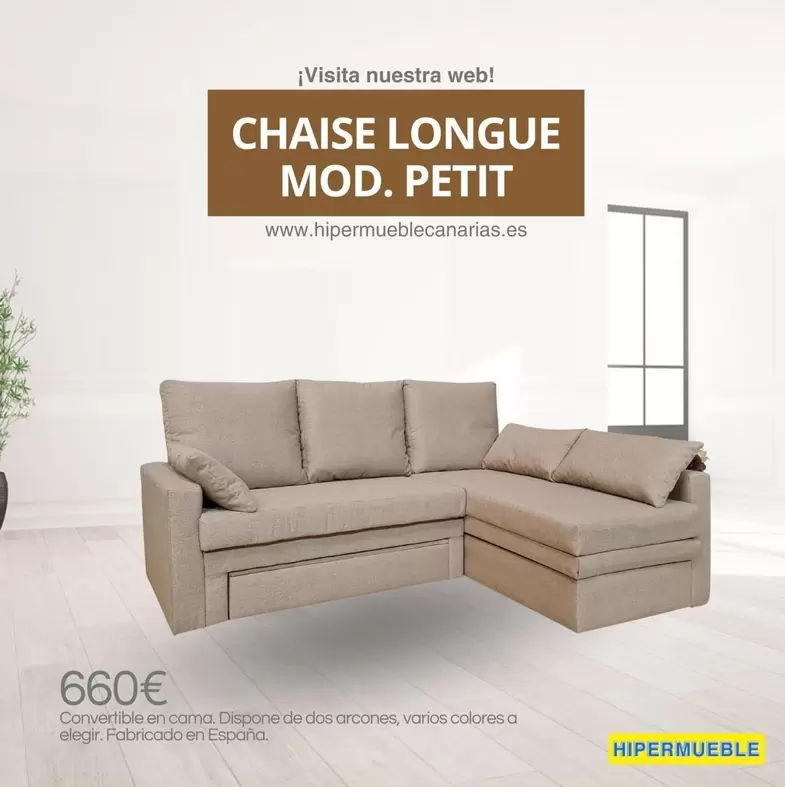 fabricado en españa - Chaise Longue Mod. Petit