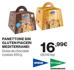 Hipercor - Panettone Sin Gluten Piaceri Mediterranei