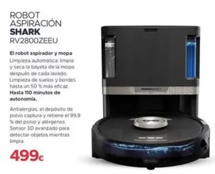 shark - Robot Aspiración Shark Rv2800zeeu