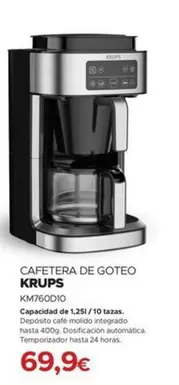 Krups - Cafetera De Goteo KV76010