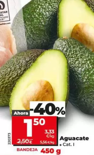 Aguacate Bandeja 450 G