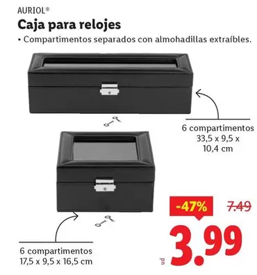 Auriol - Caja Para Relojes