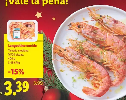 Langostino Cocido