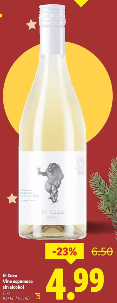 El Coco - Vino Espumoso Sin Alcohol