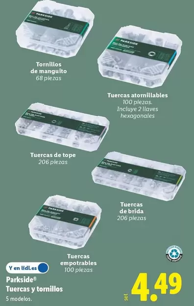 Parkside - Turecas Y Tornillos