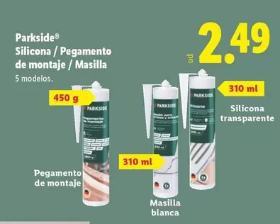 Parkside - Silicona/Pegamento De Montaje/Masilla