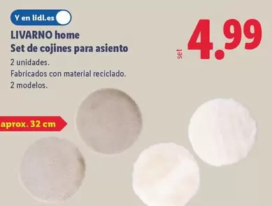 Livarno Home - Set De Cojines Para Asiento