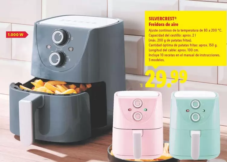 SilverCrest - Freidora De Aire