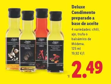 Deluxe - Condimento Preparado A Base De Aceite