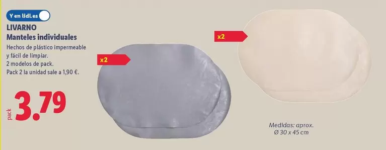 Livarno - Manteles Individuales 