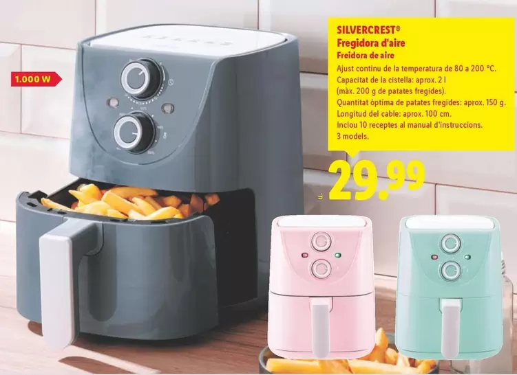 SilverCrest - Freidora De Aire