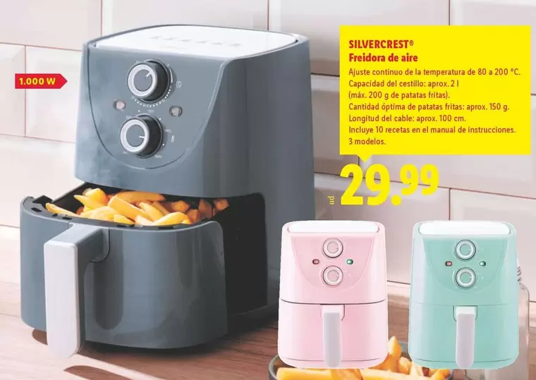 SilverCrest - Freidora De Aire