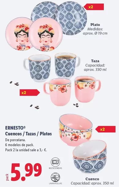 Ernesto - Cuencos/Tazas/Platos