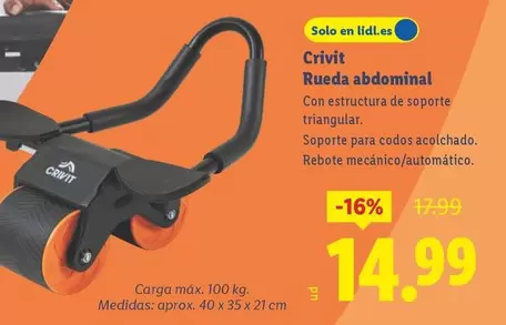 Crivit - Rueda Abdominal