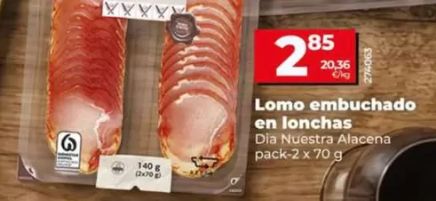 Dia Nuestra Alacena - Lomo Embuchado En Lonchas 