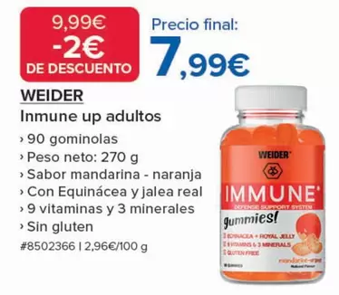 Weider - Inmune Up Adultos