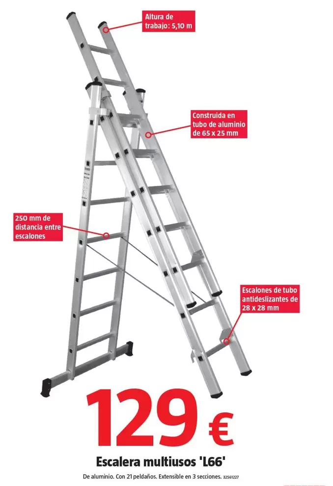 Escalera Multipos L66