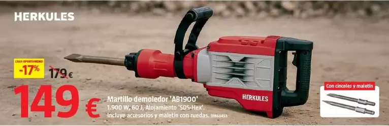 Herkules - Martillo Demoledor AB1900