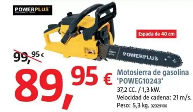 Power Plus - Motosierra De Gasolina POWEG10243