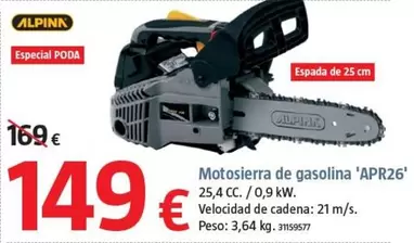 Alpina - Motosierra De Gasolina APR26