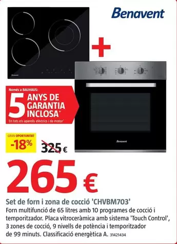Benavent - Set De Horno Y Zona De Cocción CHVBM703