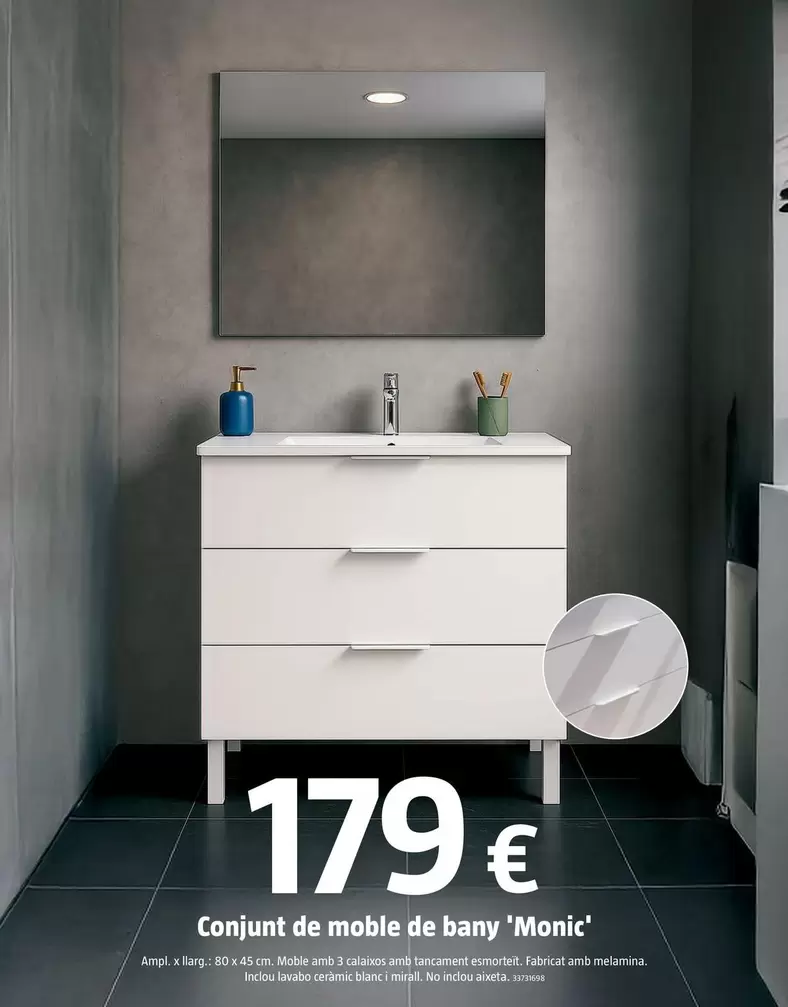 Conujto Mueble Bano 'Monic' 