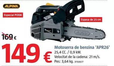 Alpina - Motosierra De Gasolina APR26
