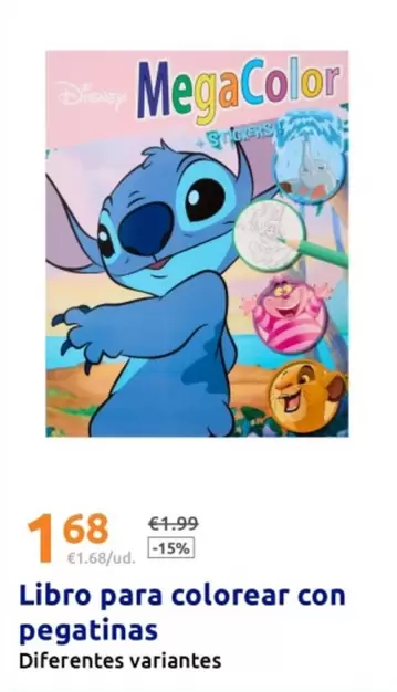 Libro Para Colorear Con Pegatinas