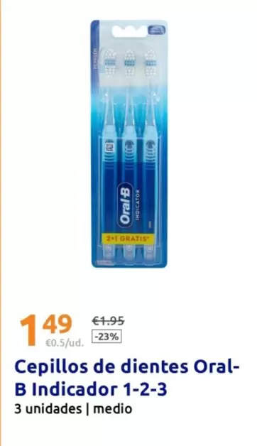 Oral B - Cepillos De Dientes Indicador 1-2-3