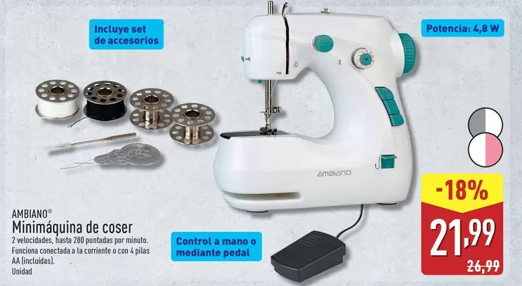 Ambiano - Minimaquina De Coser