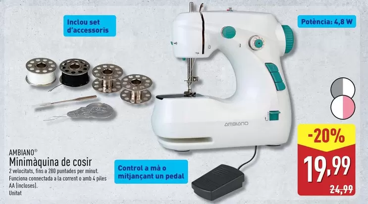 Ambiano - Minimaquina De Cosir