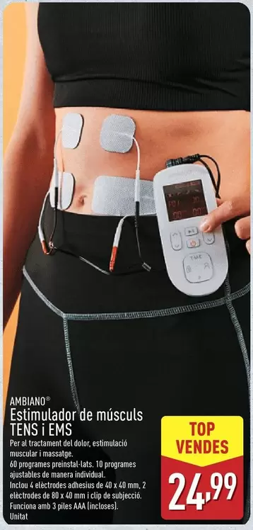 Ambiano - Estimulador De Músculs TENS I EMS 