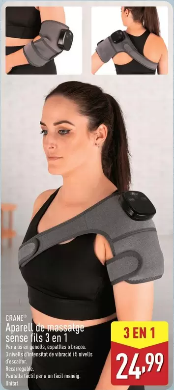 Crane - Aparell De Massatge Sense Fils 3 En 1
