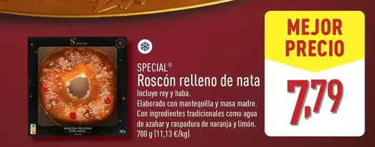 Special - Roscón Relleno De Nata