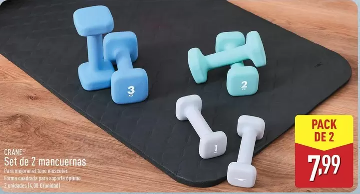 Crane - Set De 2 Mancuernas