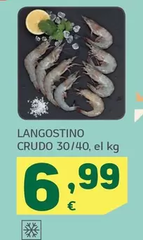 Langostino Crudo 30/40