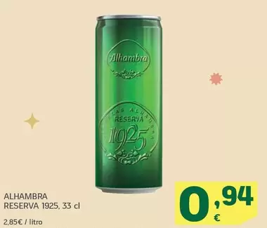 Alhambra - Reserva 1925