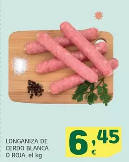 Longaniza De Cerdo Blanca O Roja