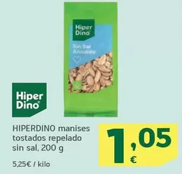 Hiperdino - Tostados Repelado Sin Sal