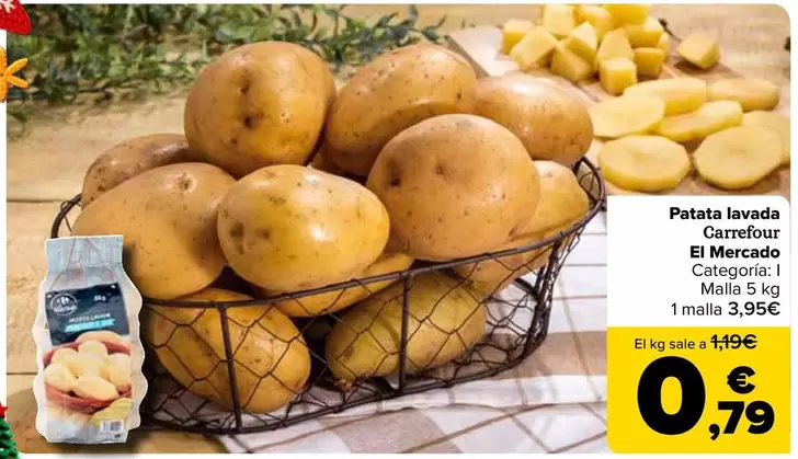 Carrefour El Mercado - Patata Lavada